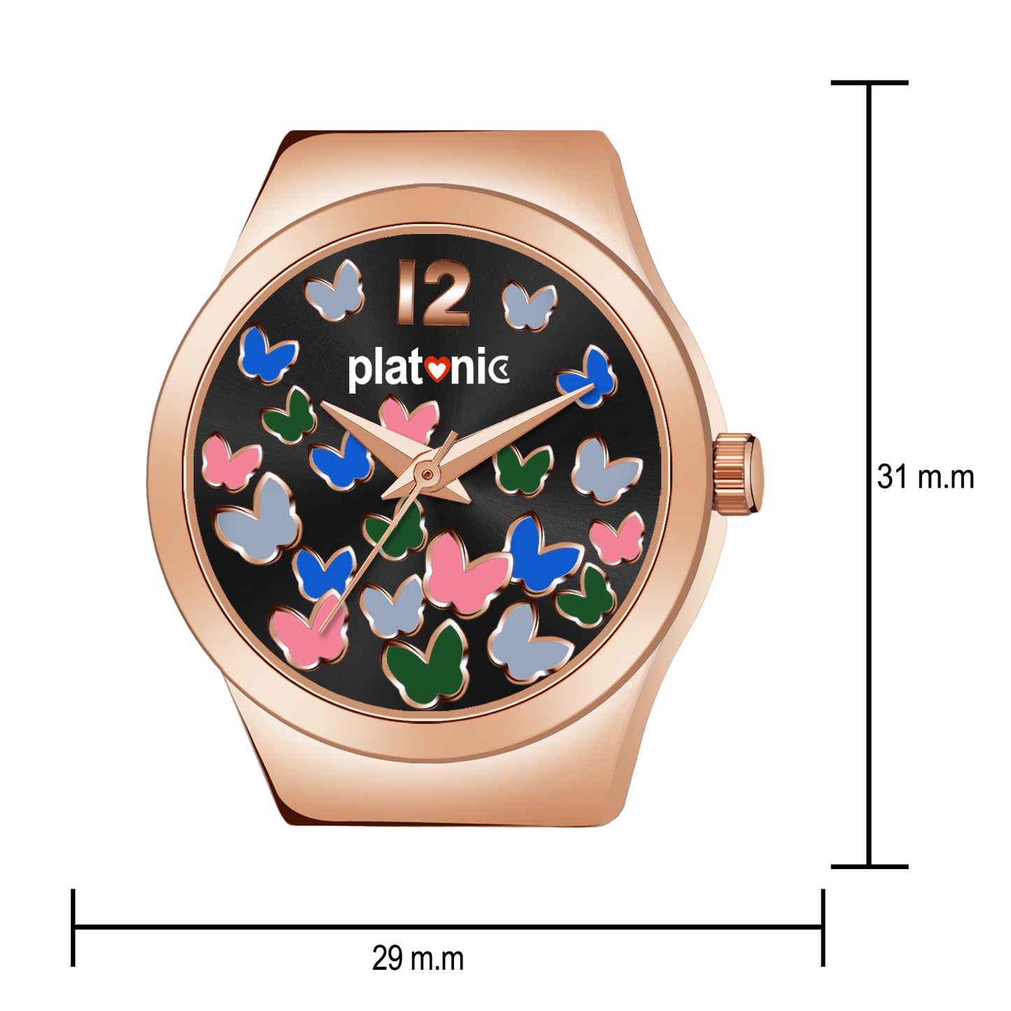 Platonic Multi color Black dial Women's Timepiece