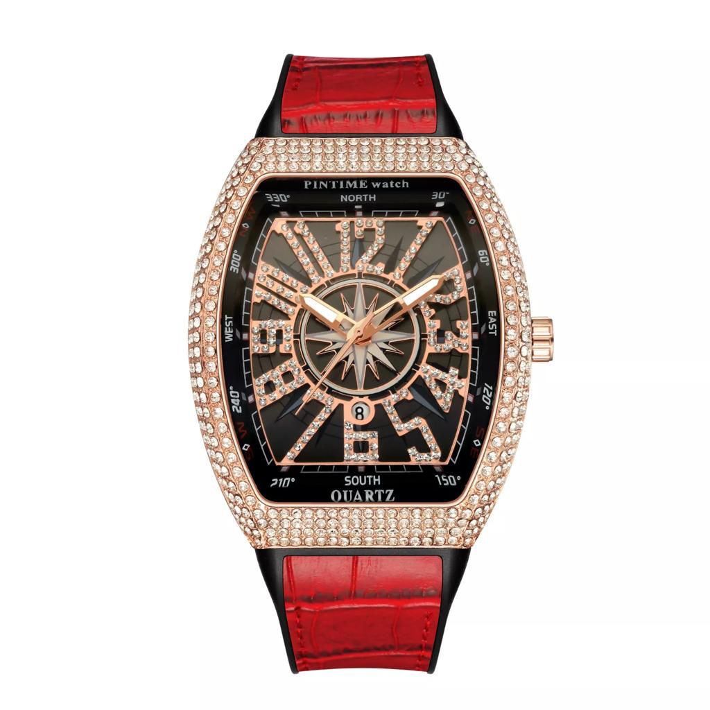 Imported Muller Diamond studded Unisex watch