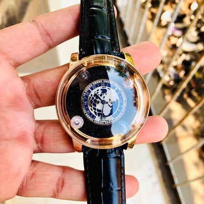 Original earth pride earth moving rare luxury men’s quartz watch