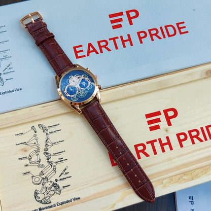 Earth Pride Latest rare and Limited Edition EXSO all dial working Men's watch Og box .